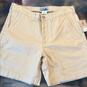 Patagonia Khaki Flat-Front Men's Shorts